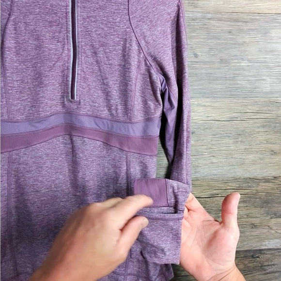 lululemon athletica Purple Half-Zip Workout Top - Picture 8 of 10